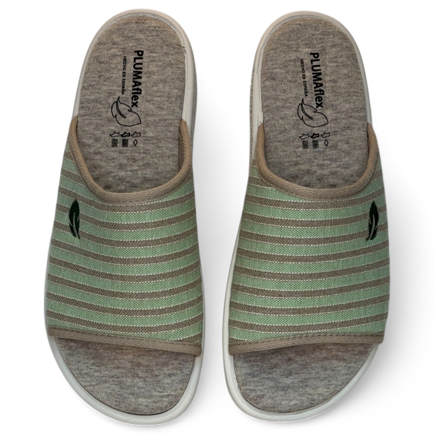 Zapatillas de Casa Plumaflex 80047 Verde - imagen 1