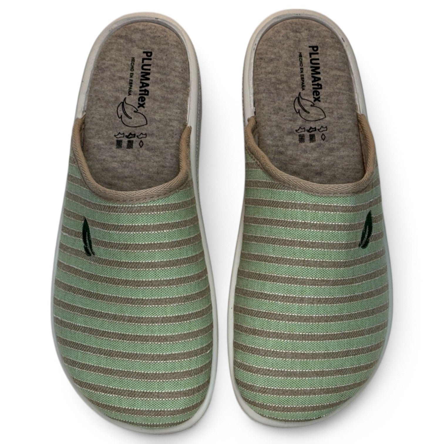 Zapatillas de Casa Plumaflex 80048 Verde - imagen 1