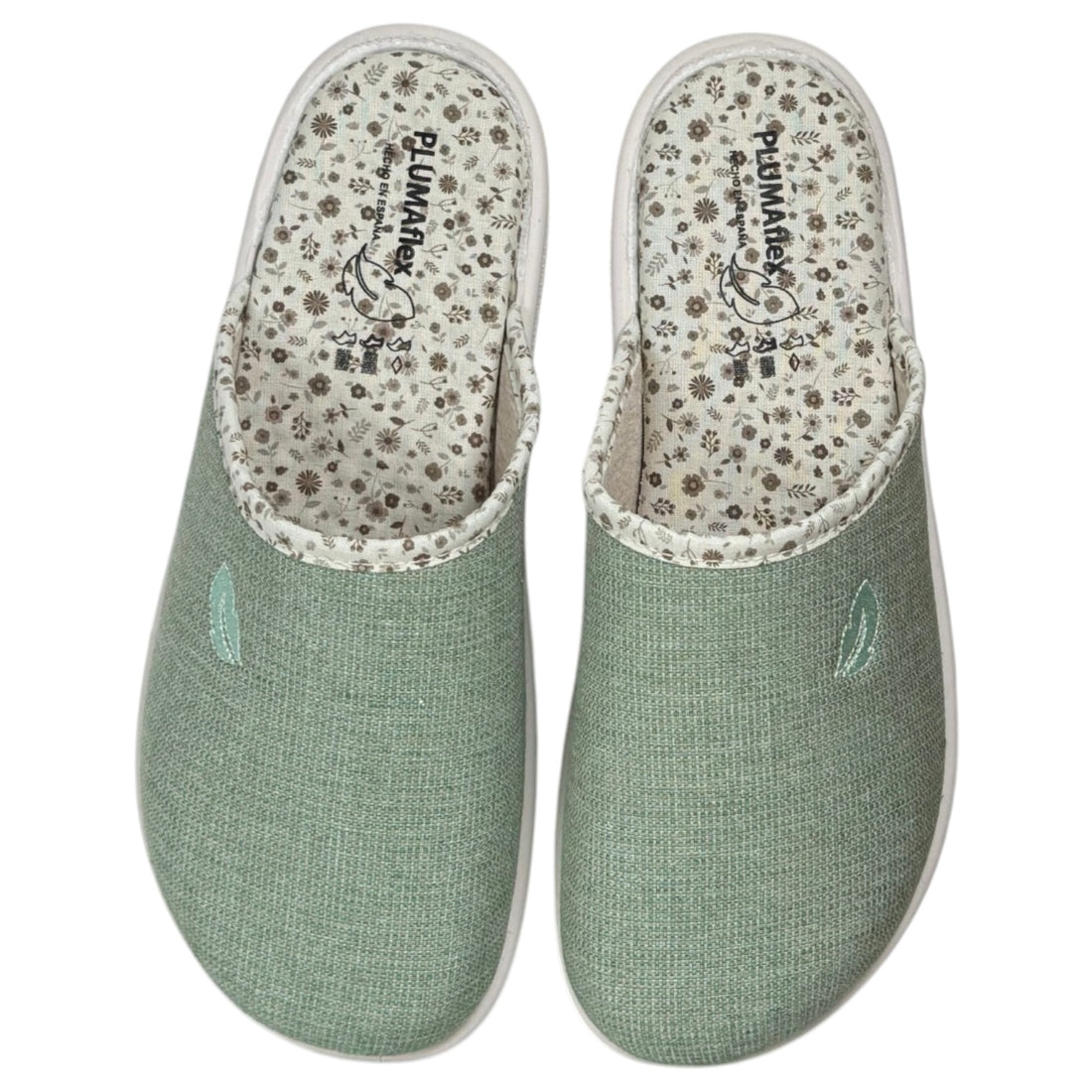 Zapatillas de Casa Plumaflex 80050 Verde - imagen 1