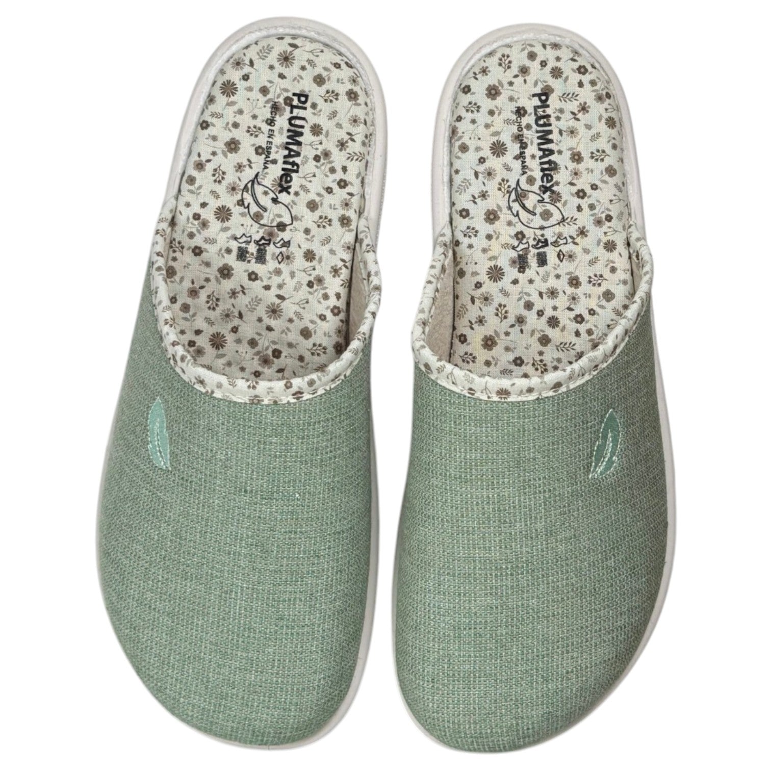 Zapatillas de Casa Plumaflex 80050 Verde - imagen 1