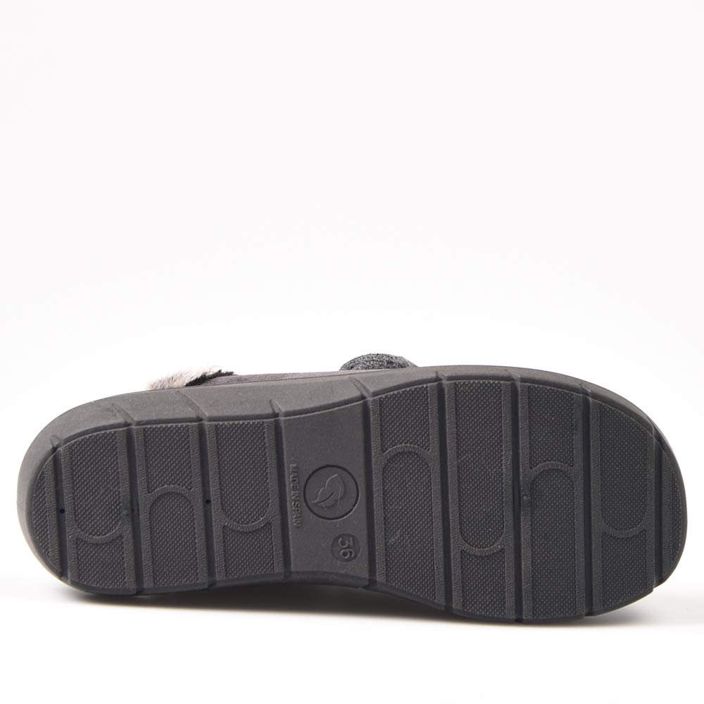 Zapatillas de Casa Plumaflex Abierta Velcro 14113 Gris - imagen 6