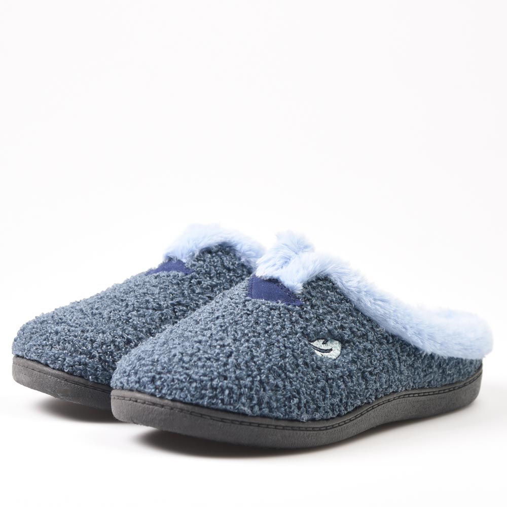 Zapatillas de Casa Plumaflex Borreguito 12029 Azul - imagen 4
