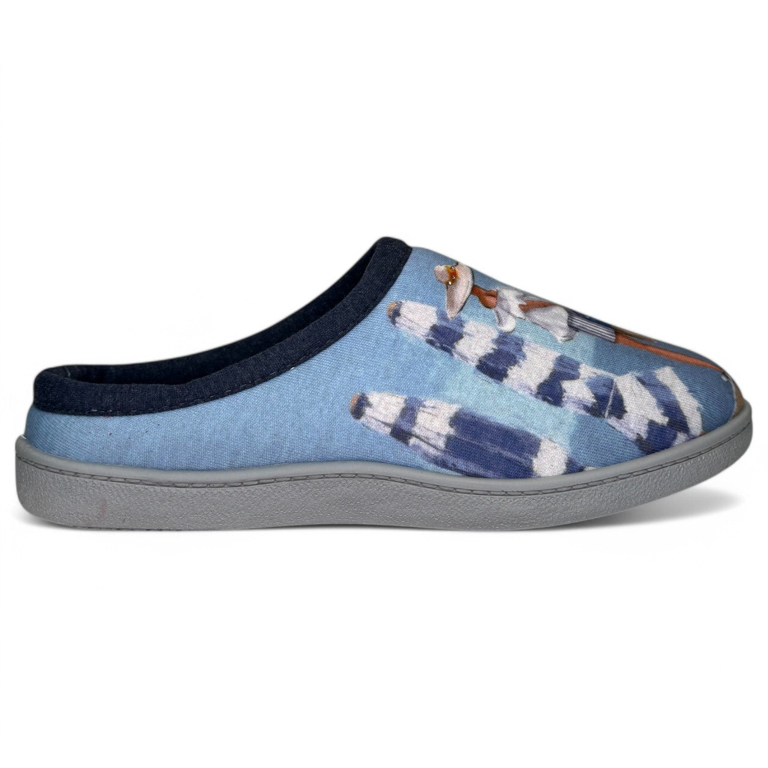 Zapatillas de Casa Plumaflex Chica Playa 12317 Azul - imagen 2