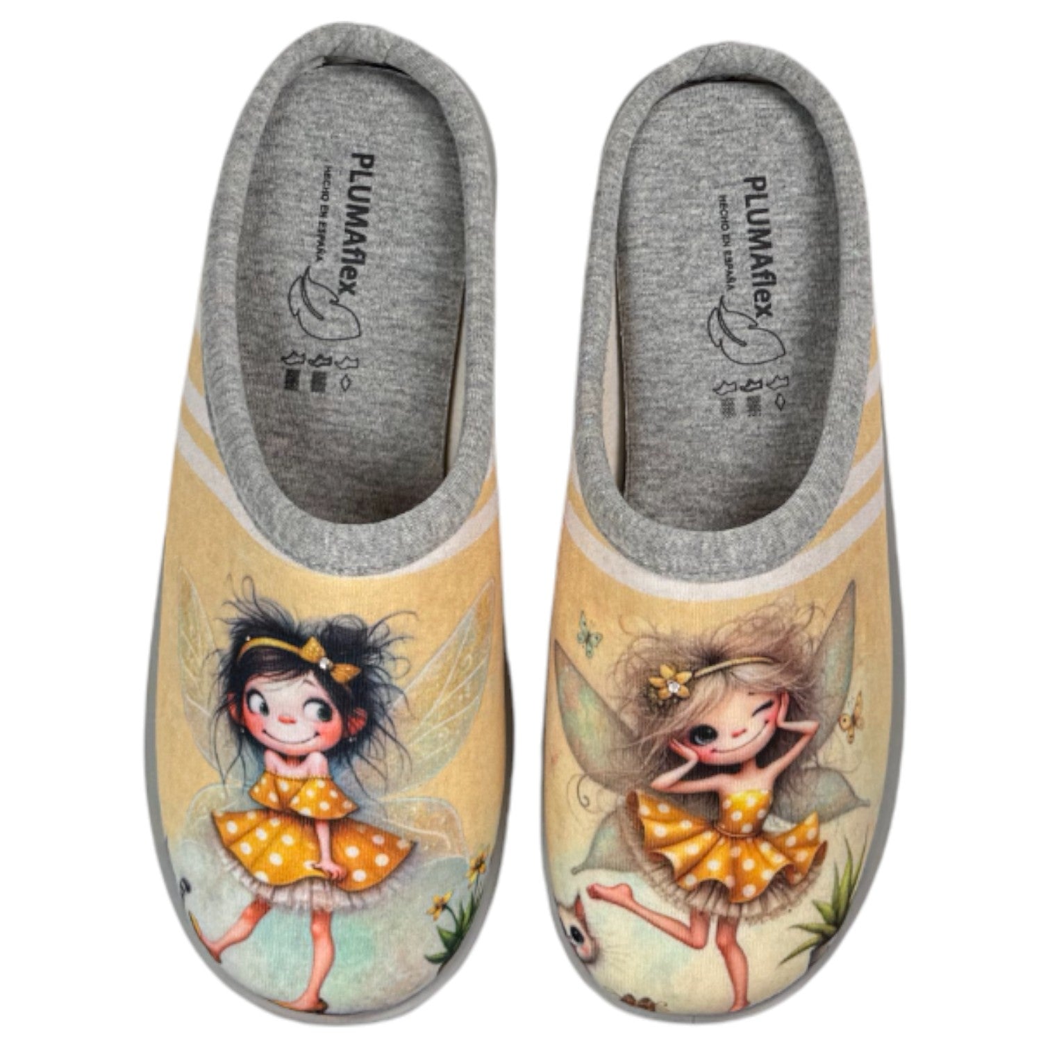Zapatillas de Casa Plumaflex Hadas 12317 Amarillo - imagen 1