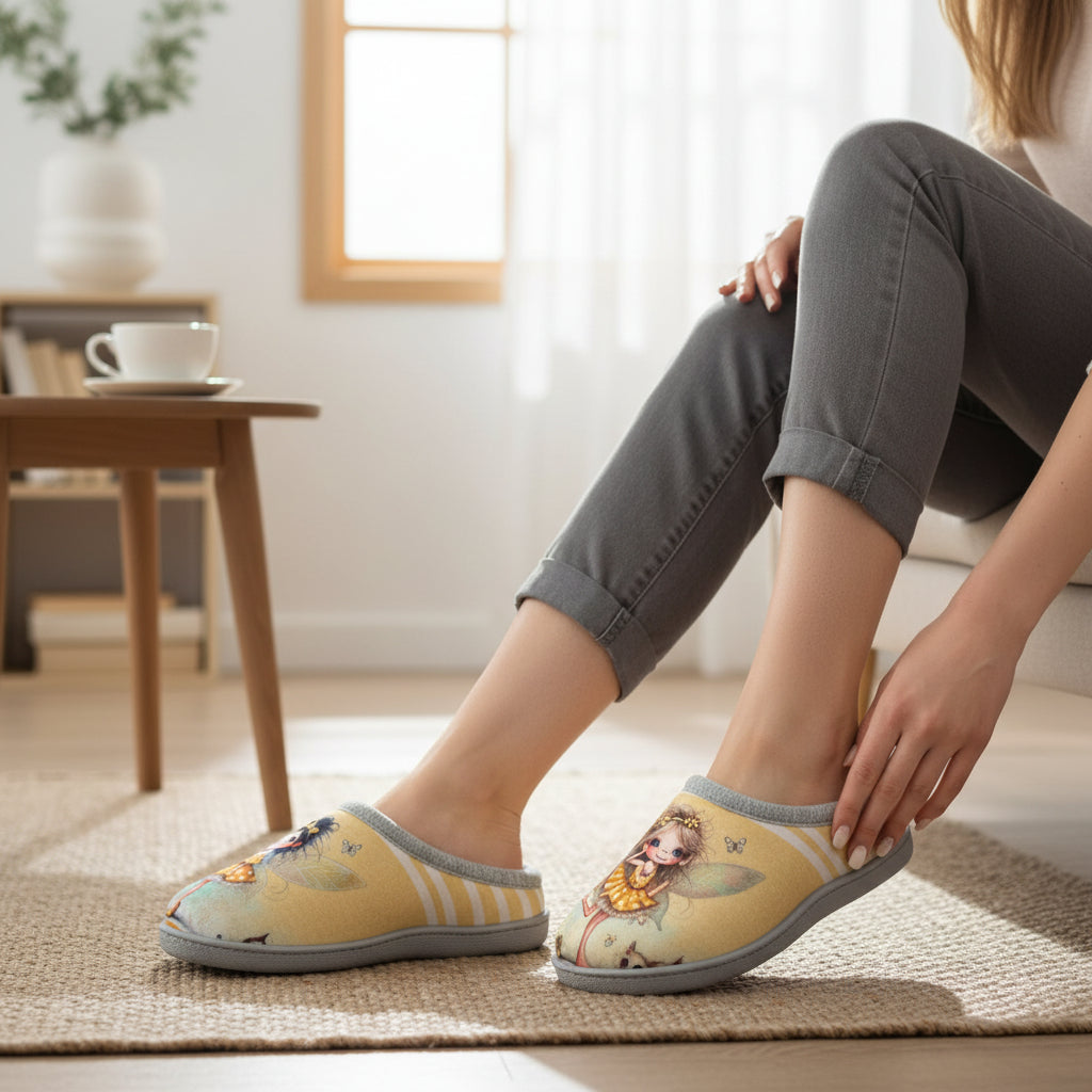Zapatillas de Casa Plumaflex Hadas 12317 Amarillo - imagen 4