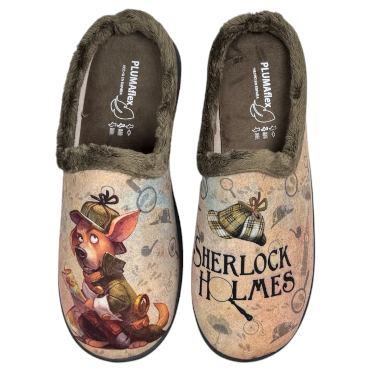 Zapatillas de Casa Plumaflex Holmes 12229 Marrón - imagen 1