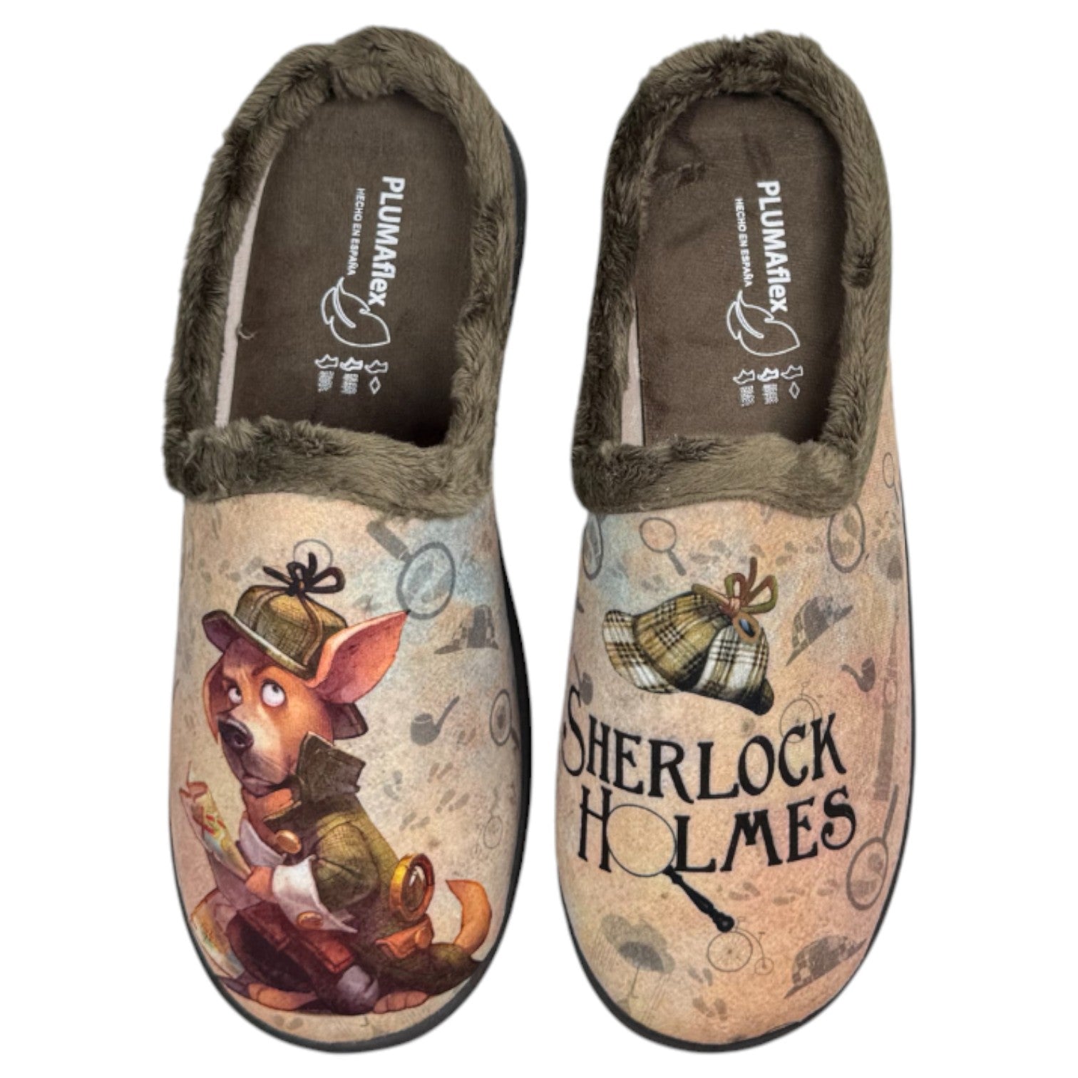 Zapatillas de Casa Plumaflex Holmes 12229 Marrón - imagen 1