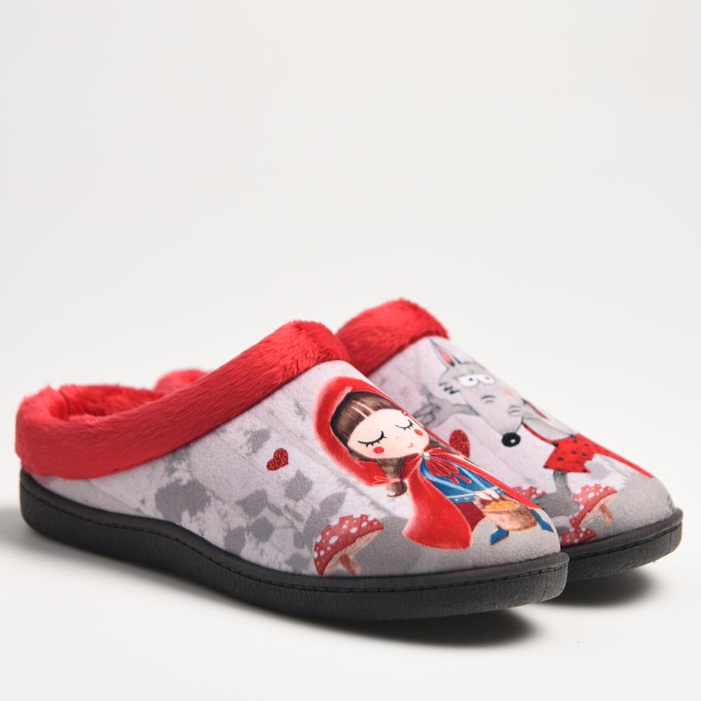 Zapatillas de Casa Plumaflex Lobo 12213 Rojo - imagen 3