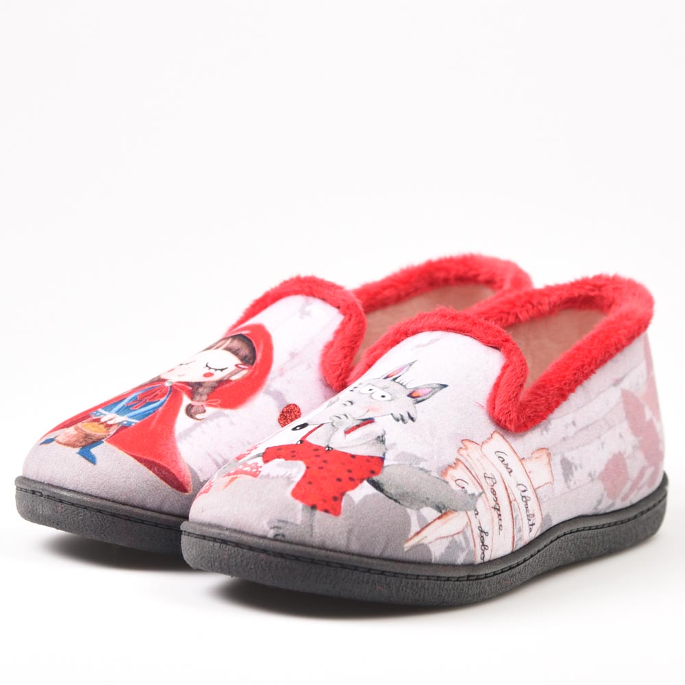 Zapatillas de Casa Plumaflex Lobo 12215 Gris - imagen 4