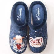 Zapatillas de Casa Plumaflex Oveja 12213 Azul