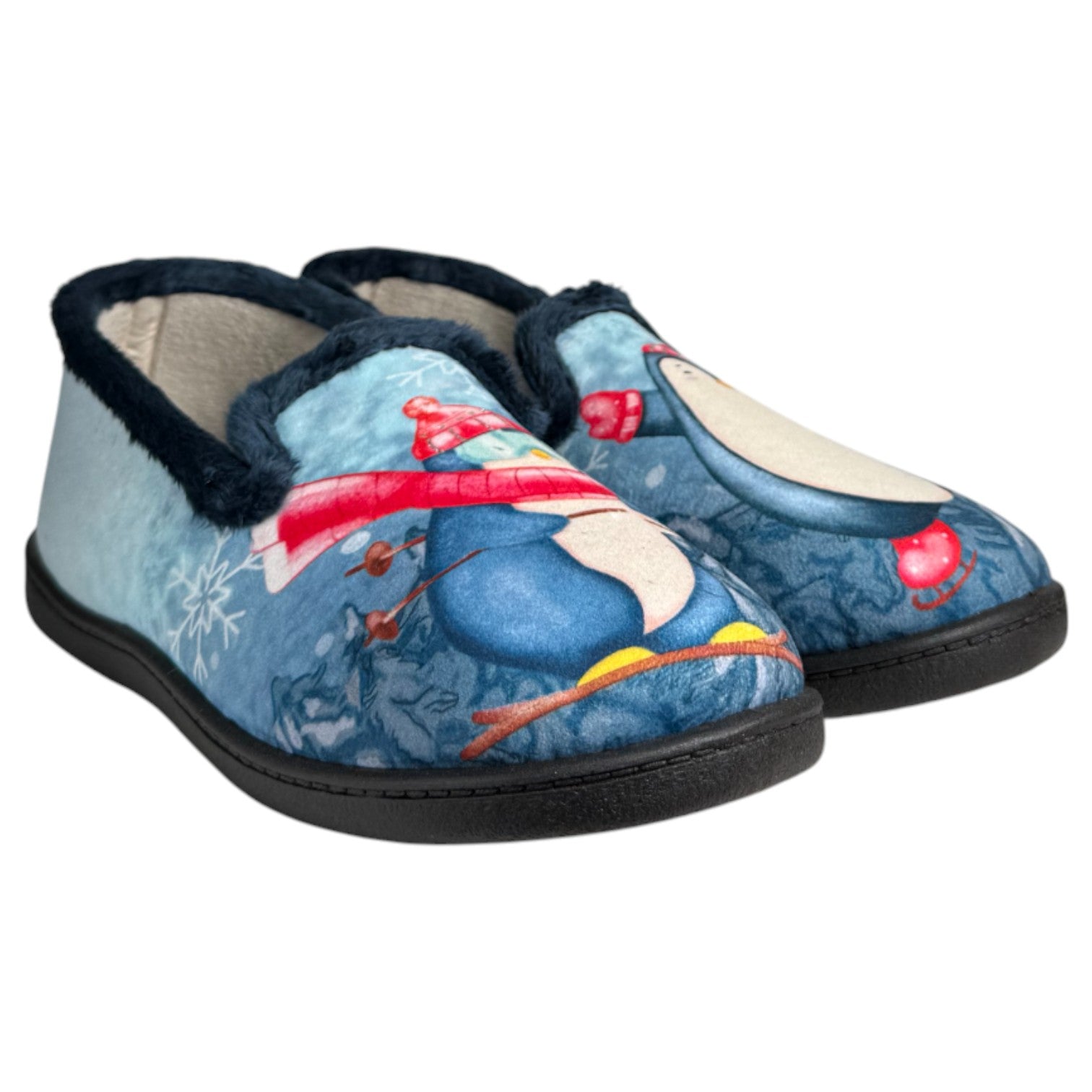 Zapatillas de Casa Plumaflex Pingüino 12215 Azul - imagen 3