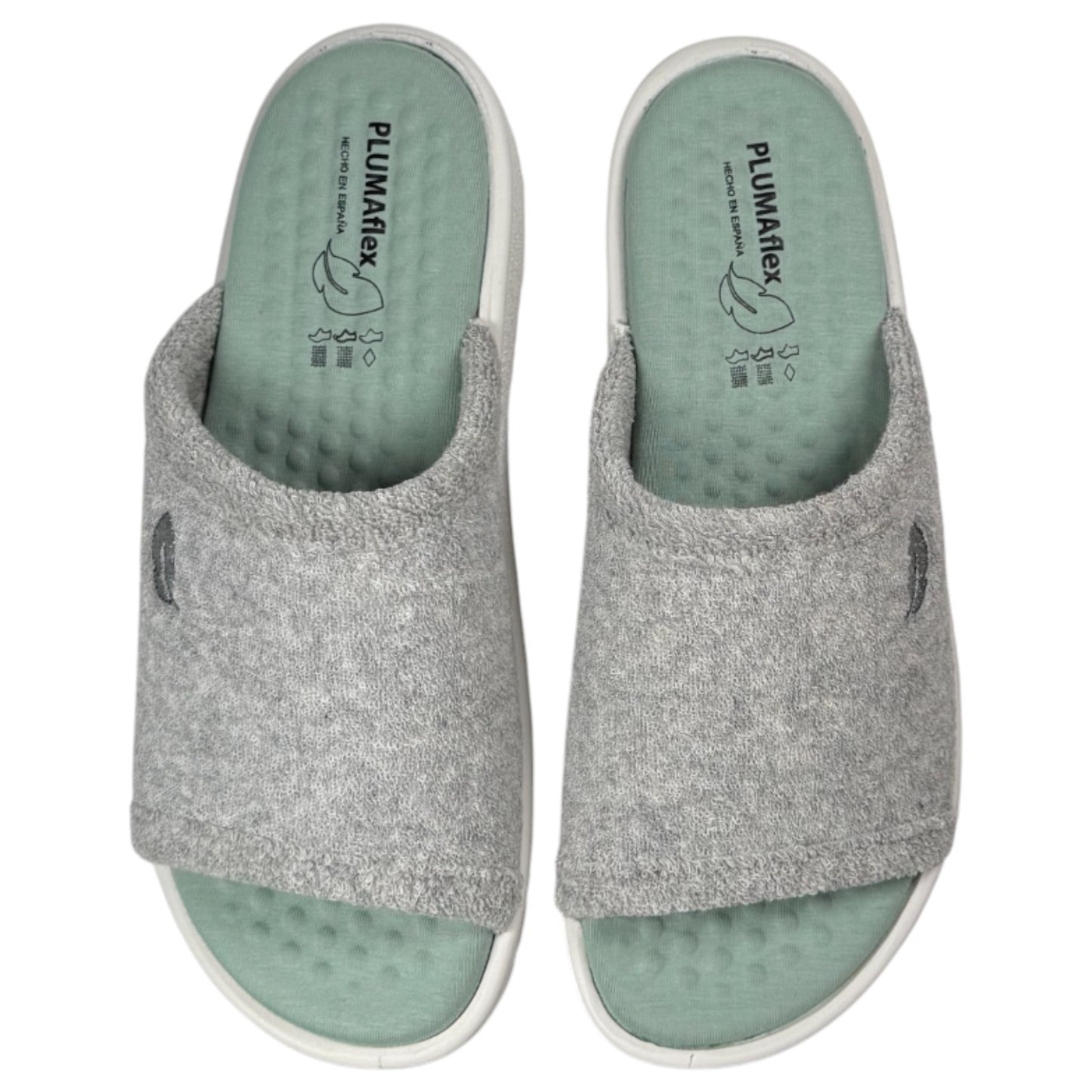 Zapatillas de Casa Plumaflex Pinki Rizo 80010 Gris - imagen 1