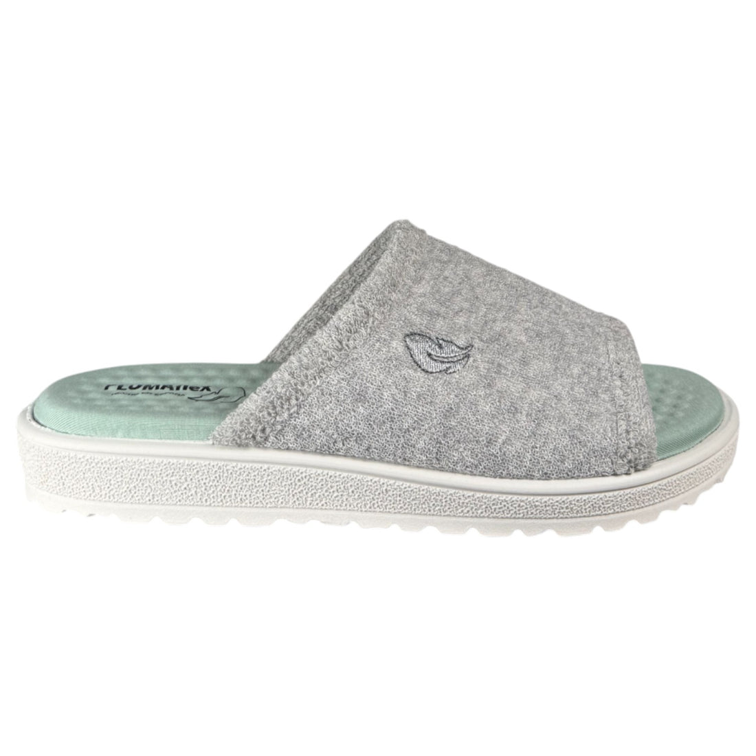 Zapatillas de Casa Plumaflex Pinki Rizo 80010 Gris - imagen 2
