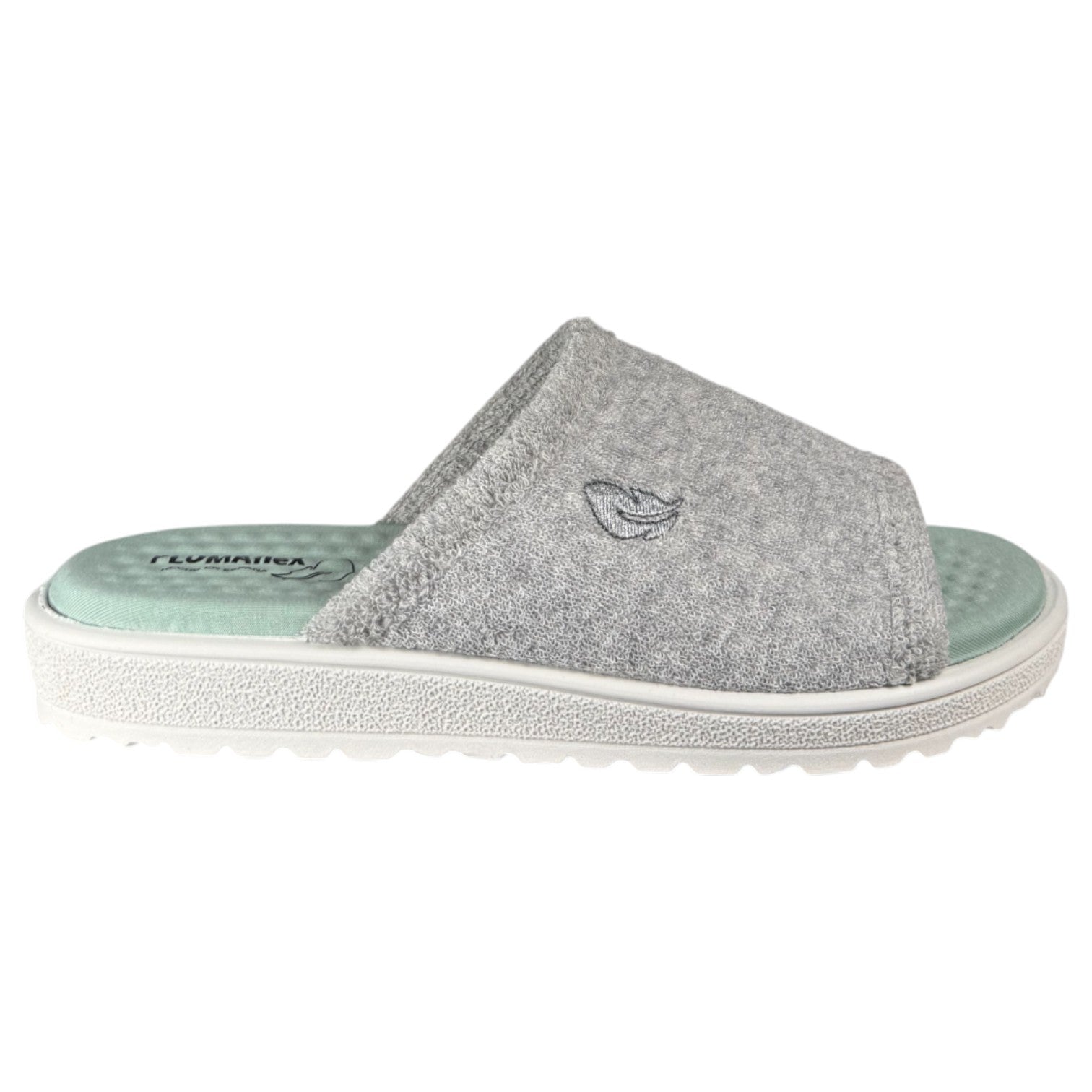 Zapatillas de Casa Plumaflex Pinki Rizo 80010 Gris - imagen 2