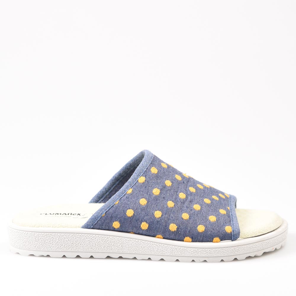 Zapatillas de Casa Plumaflex Pinki Topos 80017 Amarillo - imagen 2