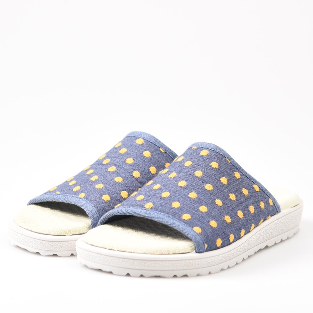 Zapatillas de Casa Plumaflex Pinki Topos 80017 Amarillo - imagen 4