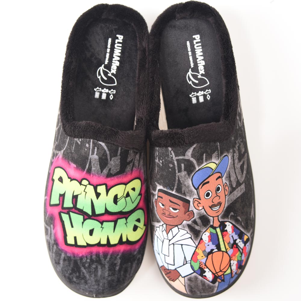 Zapatillas de Casa Plumaflex Prince 12229 Negro - imagen 1