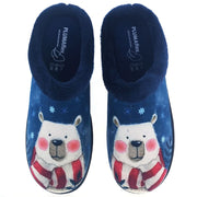 Zapatillas de Casa Roal 12213 Oso Bufanda Marino