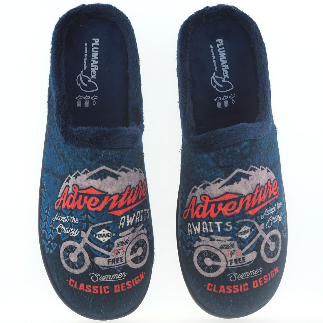 Zapatillas De Casa Roal 12229 Moto Marino - imagen 1