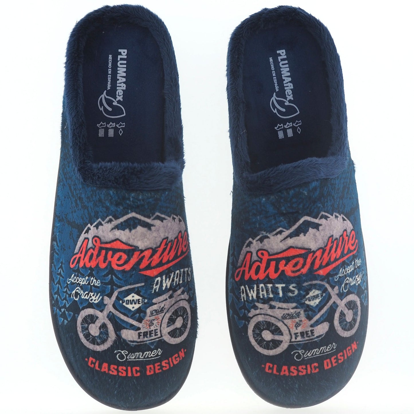 Zapatillas De Casa Roal 12229 Moto Marino - imagen 1