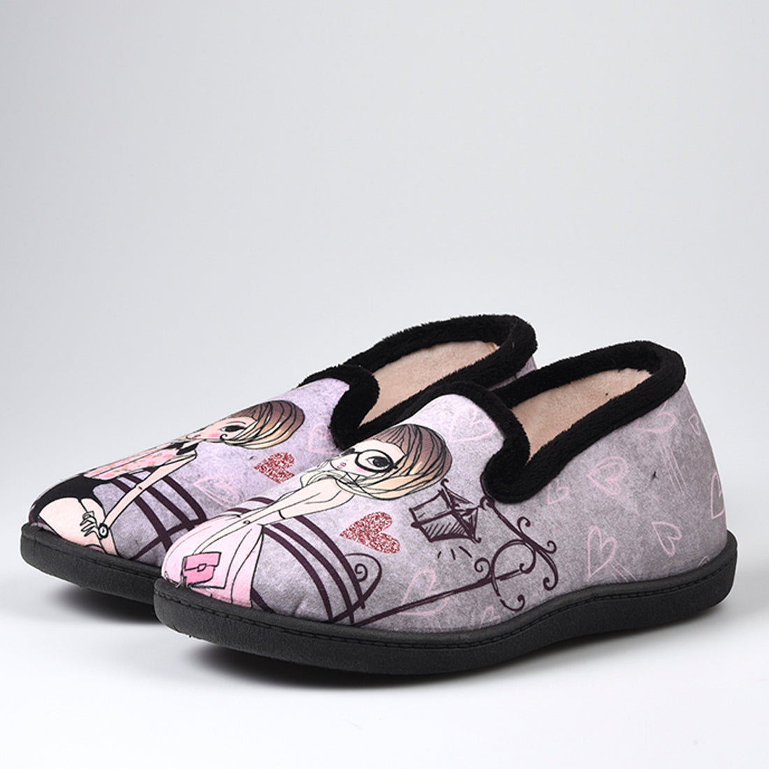 Zapatillas de Casa Roal Chica Banco 12215 Negro - imagen 4