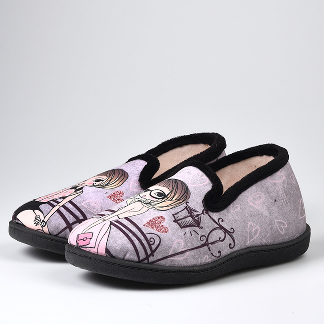 Zapatillas de Casa Roal Chica Banco 12215 Negro - imagen 4