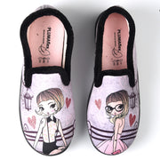 Zapatillas de Casa Roal Chica Banco 12215 Negro