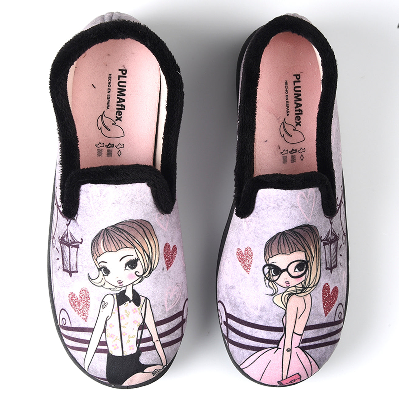 Zapatillas de Casa Roal Chica Banco 12215 Negro - imagen 1