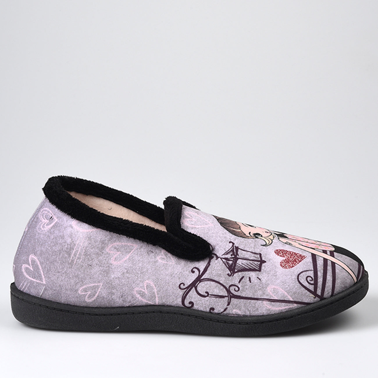 Zapatillas de Casa Roal Chica Banco 12215 Negro - imagen 2