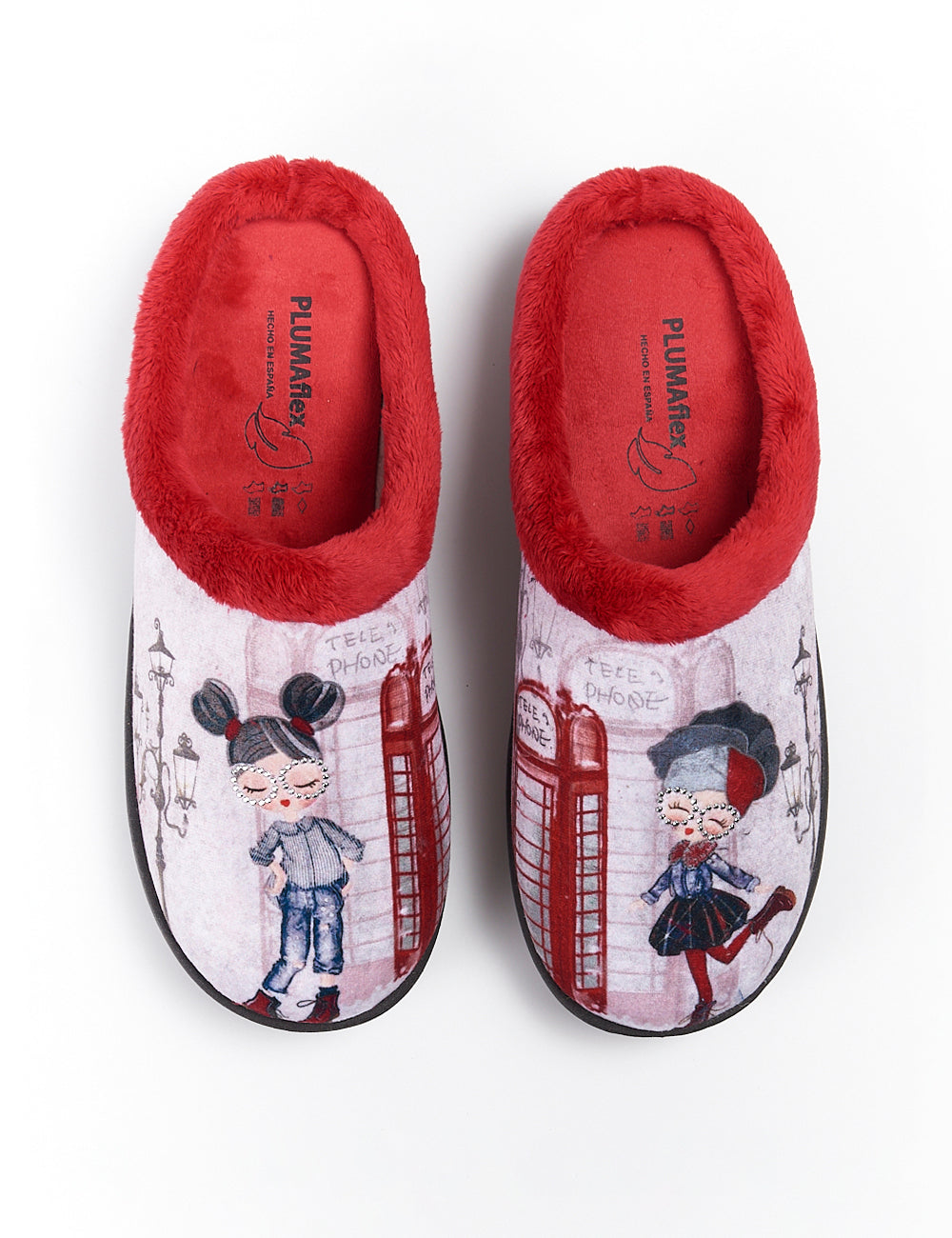 Zapatillas de Casa Roal Londres 12213 Rojo - imagen 1