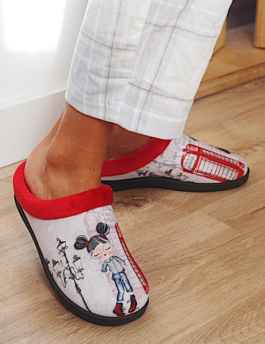 Zapatillas de Casa Roal Londres 12213 Rojo - imagen 8