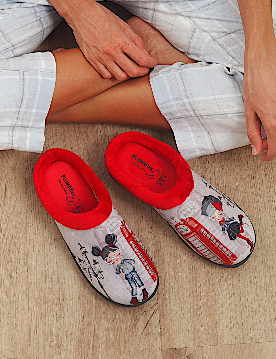 Zapatillas de Casa Roal Londres 12213 Rojo - imagen 3