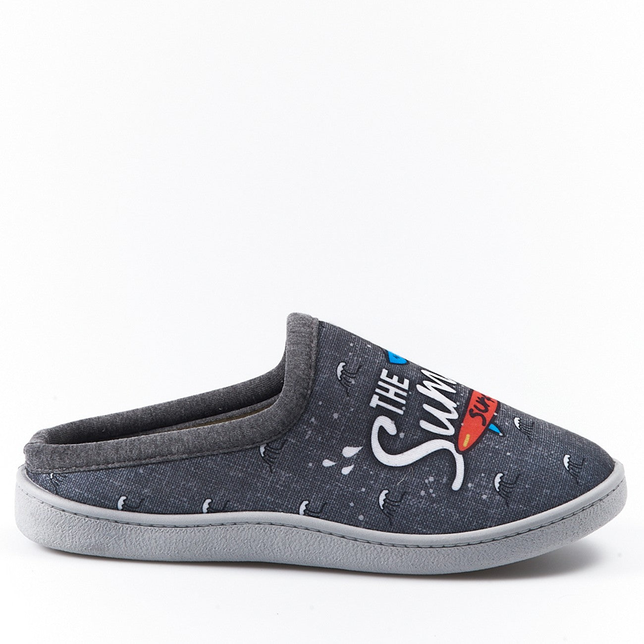 Zapatillas de Casa Roal Olas 12340 Gris - imagen 2