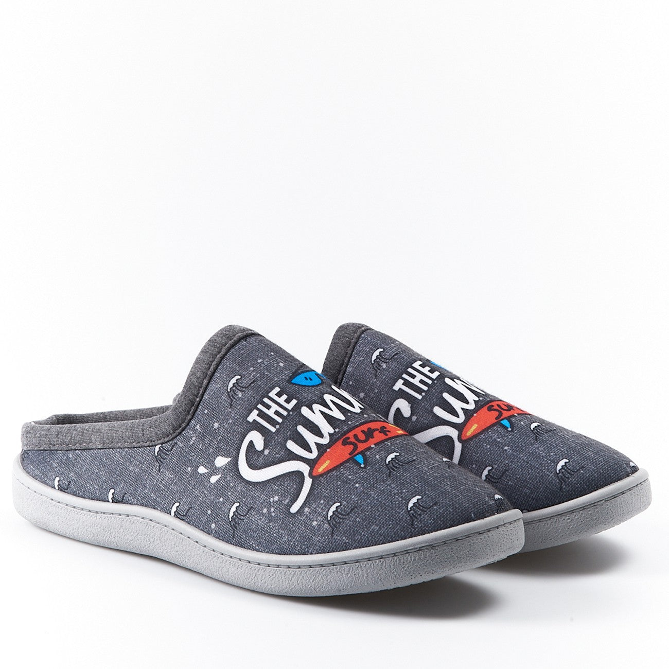 Zapatillas de Casa Roal Olas 12340 Gris - imagen 3