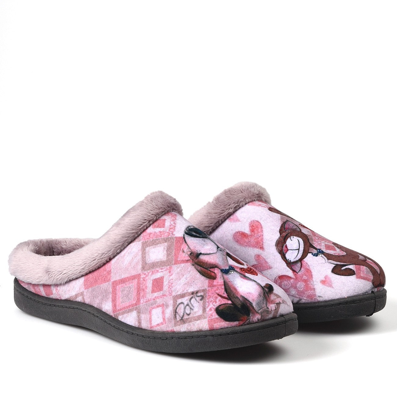 Zapatillas de Casa Roal Perro Gato 12213 Nude - imagen 3