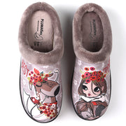 Zapatillas de Casa Roal Perro Chica 12213 Taupe