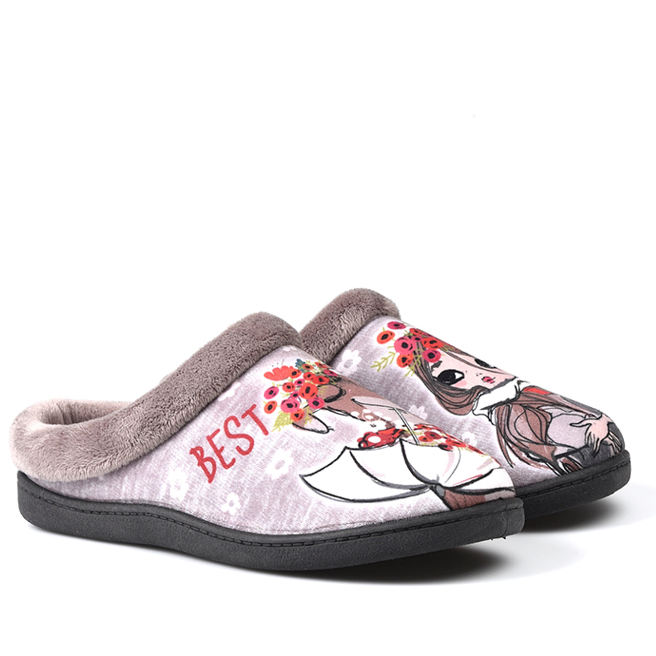 Zapatillas de Casa Roal Perro Chica 12213 Taupe - imagen 3