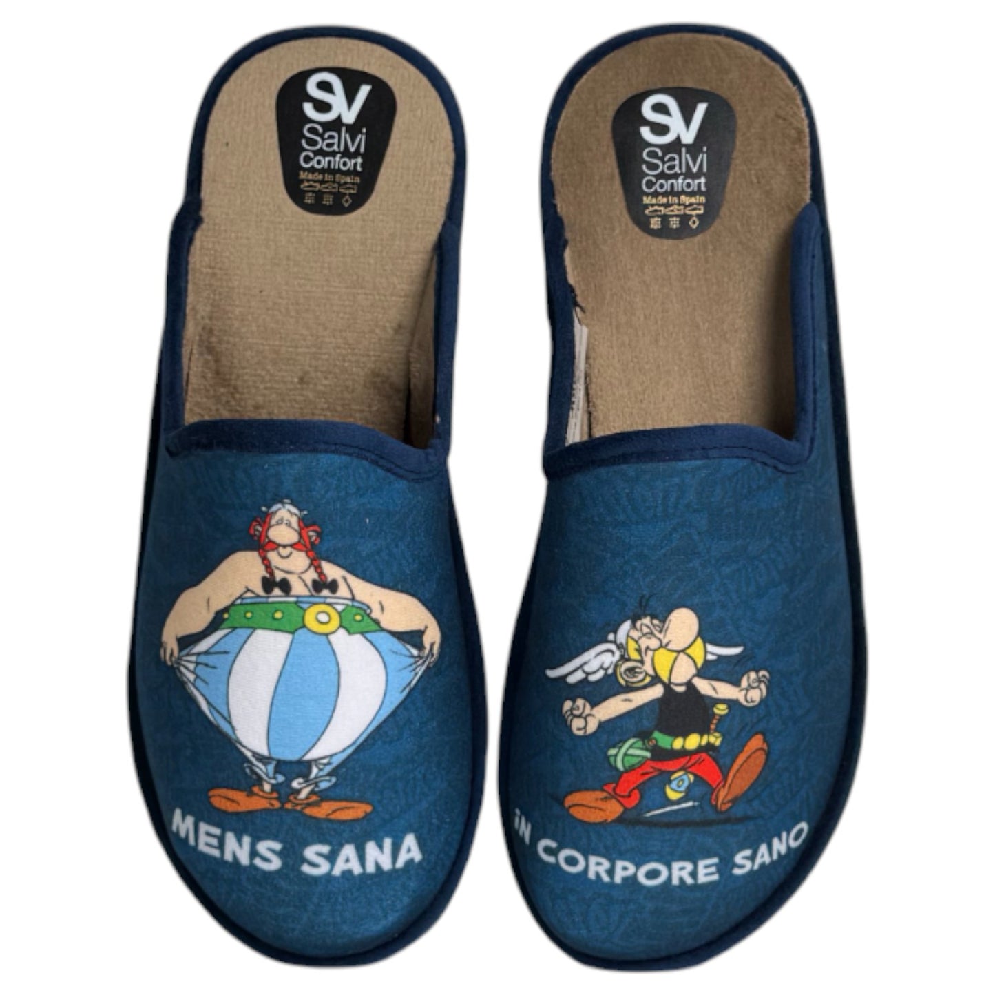 Zapatillas de Casa Salvi Astérix y Obélix 09T452 Marino - imagen 1