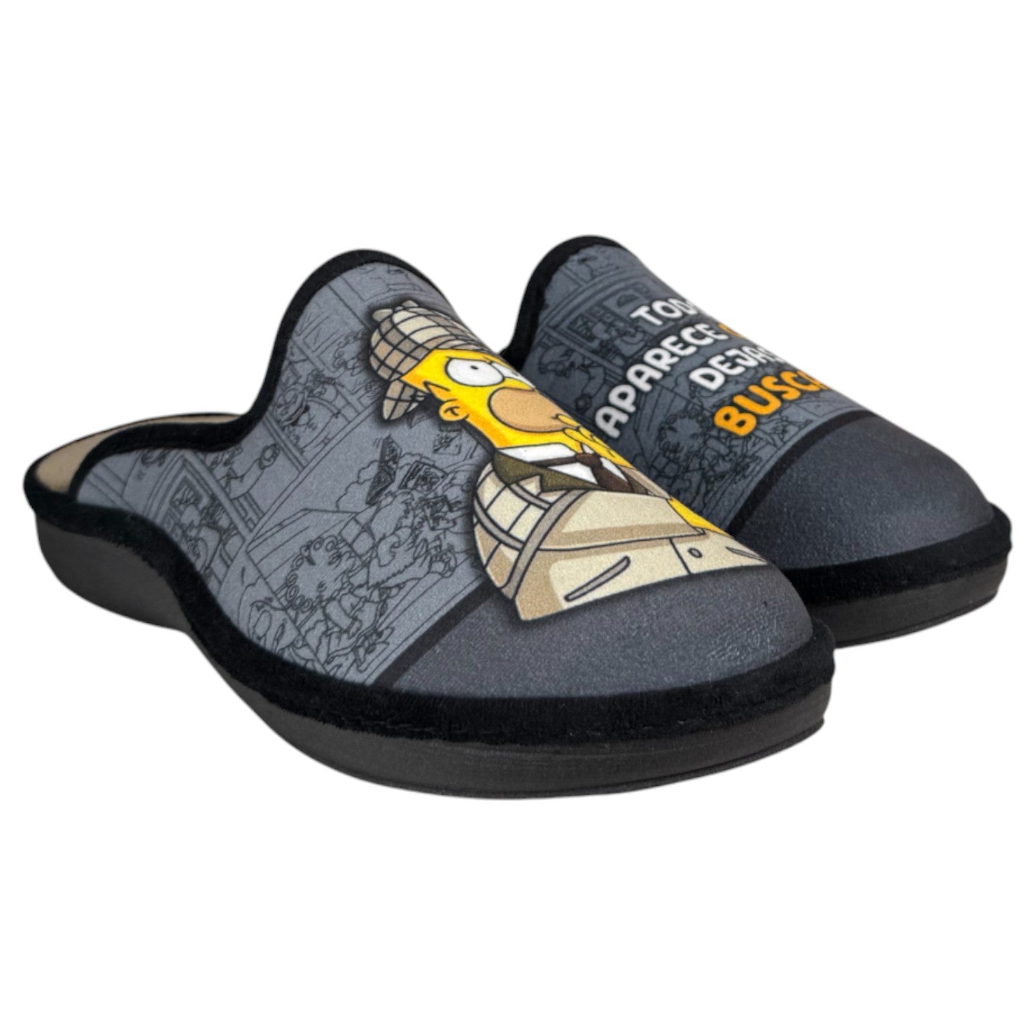 Zapatillas de Casa Salvi Homer Buscar 09T455 Negro - imagen 3