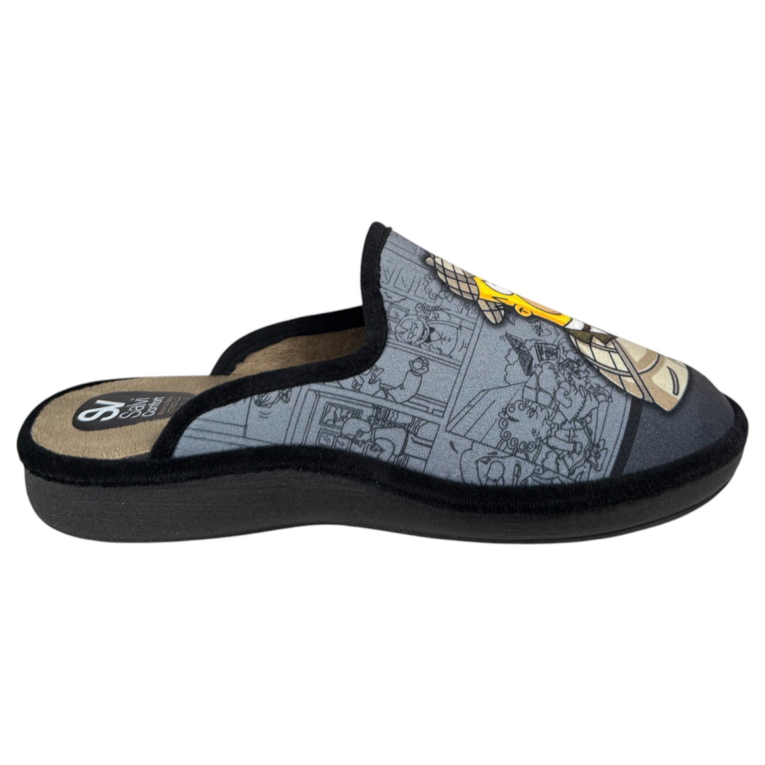 Zapatillas de Casa Salvi Homer Buscar 09T455 Negro - imagen 2