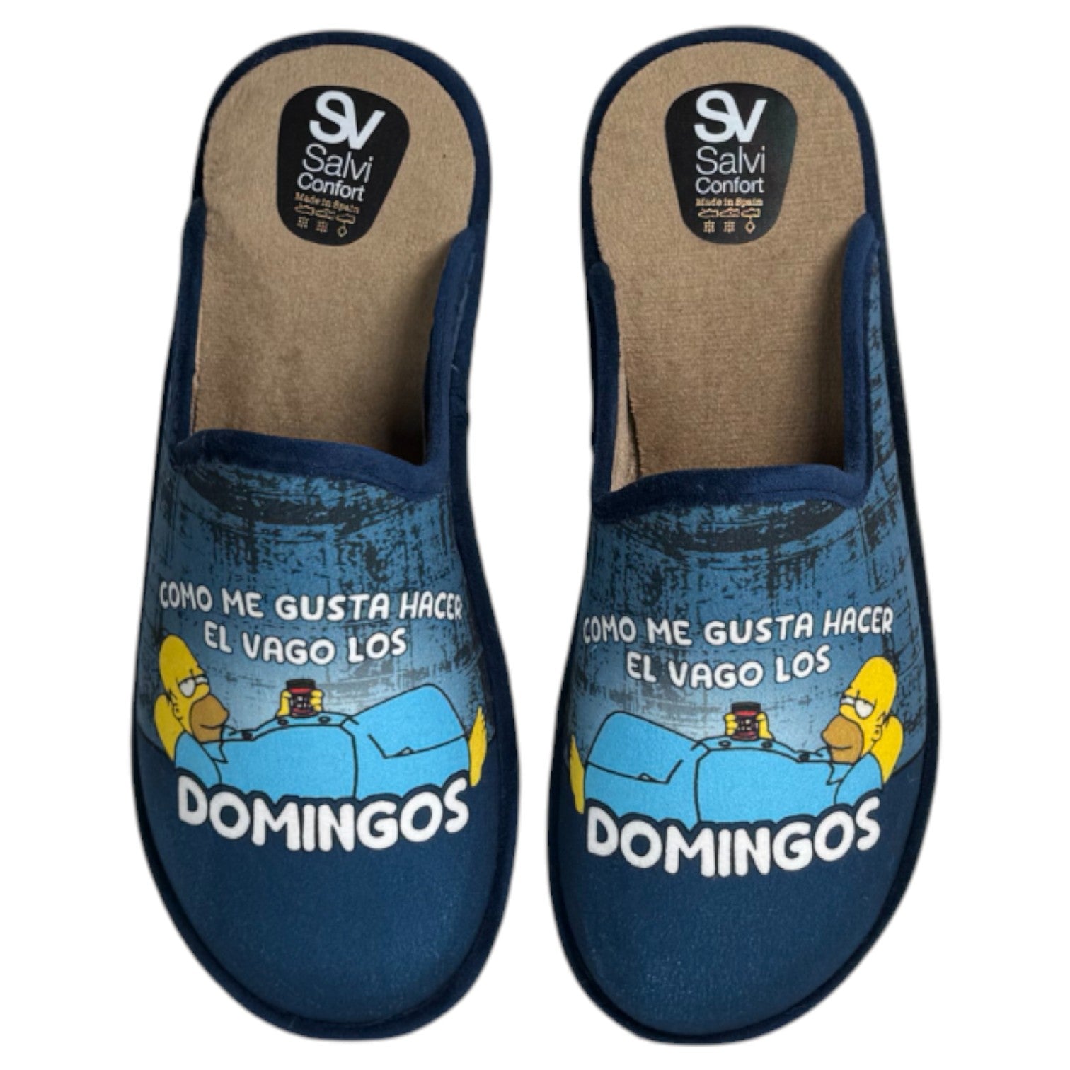 Zapatillas de Casa Salvi Homer Domingos 09T456 Marino - imagen 1