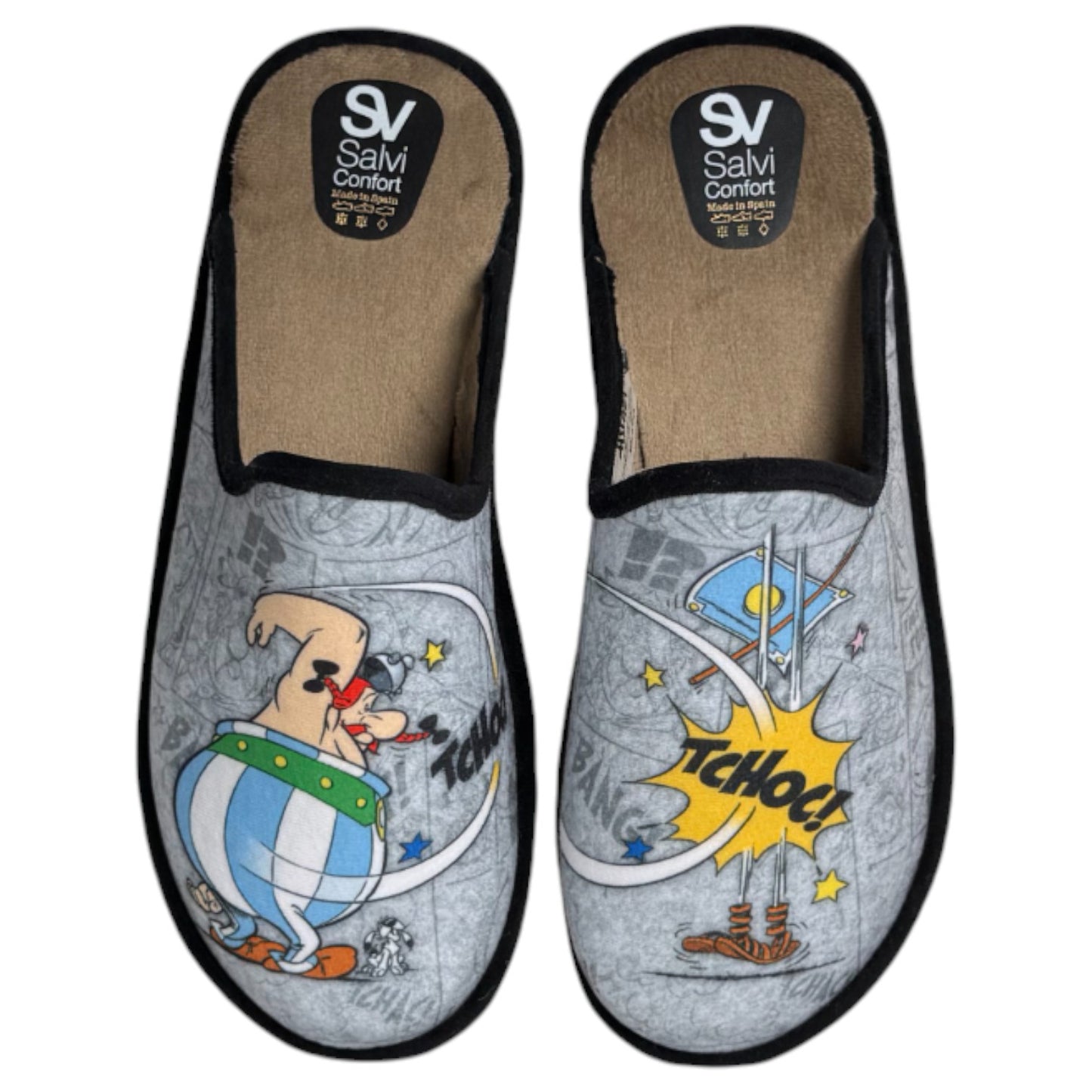 Zapatillas de Casa Salvi Obélix 09T454 Negro - imagen 1