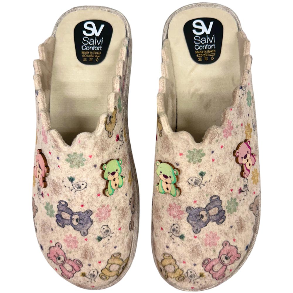 Zapatillas de Casa Salvi Ositos 18T565 Arena - imagen 1