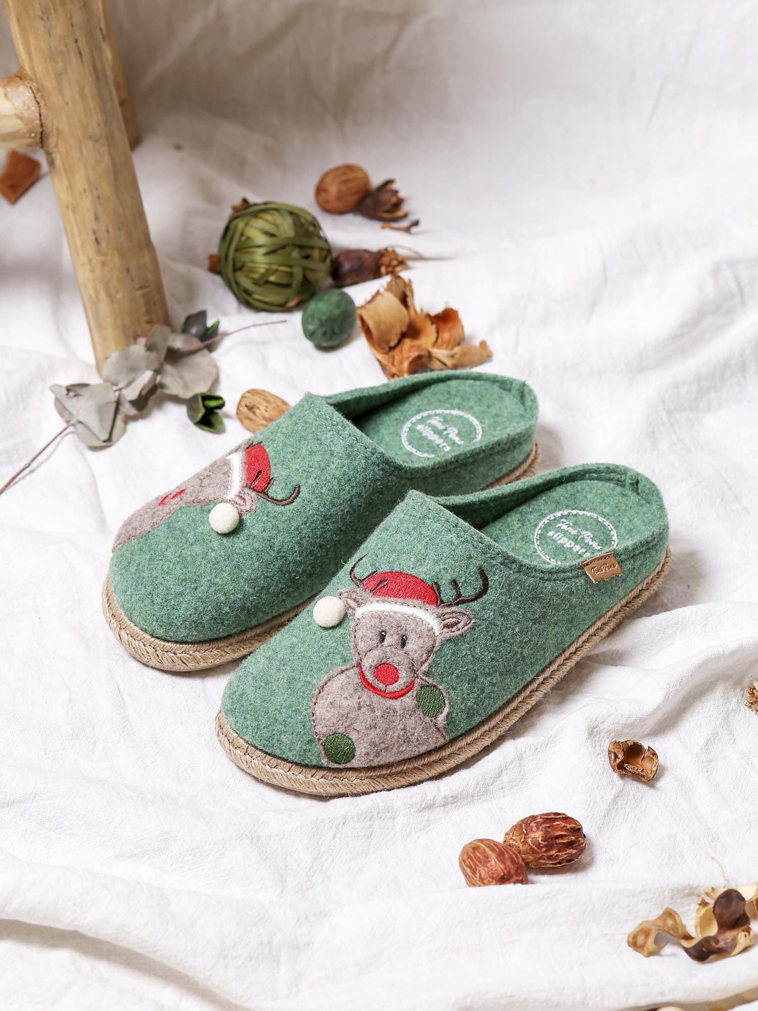 Zapatillas de Casa Toni Pons Miri-Nd Noel Verde - imagen 2