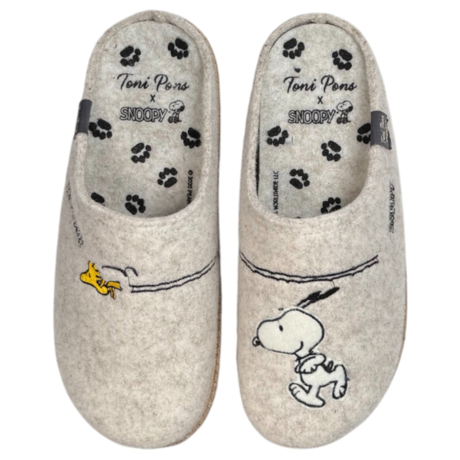 Zapatillas de Casa Toni Pons Snoopy Crudo - imagen 1