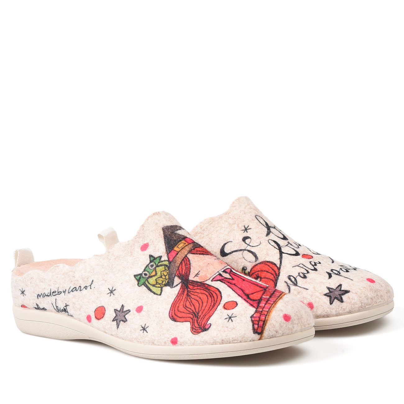 Zapatillas de Casa Vivant Bruja 212735 Beig - imagen 3