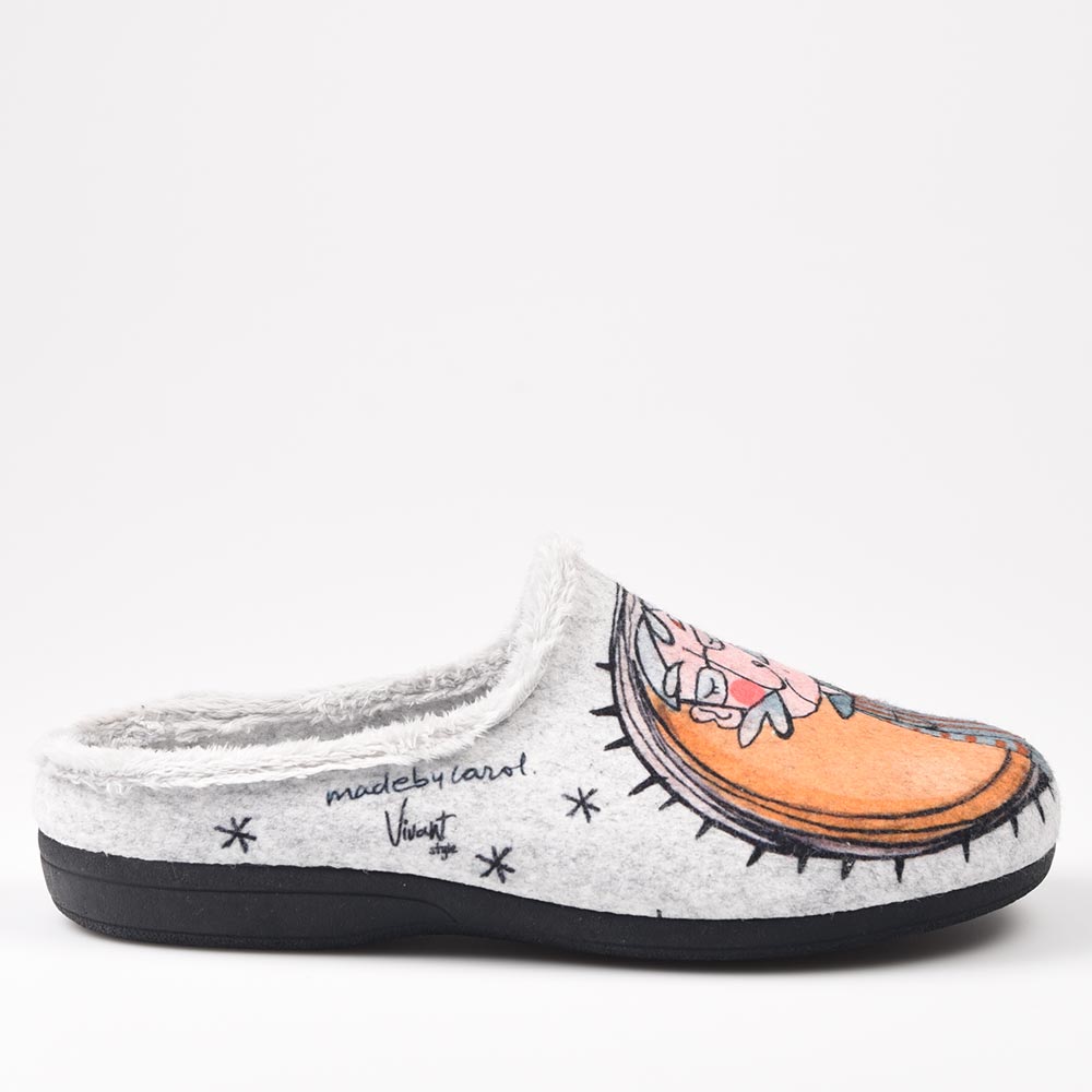 Zapatillas de Casa Vivant Abuelo 242240 Gris - imagen 2