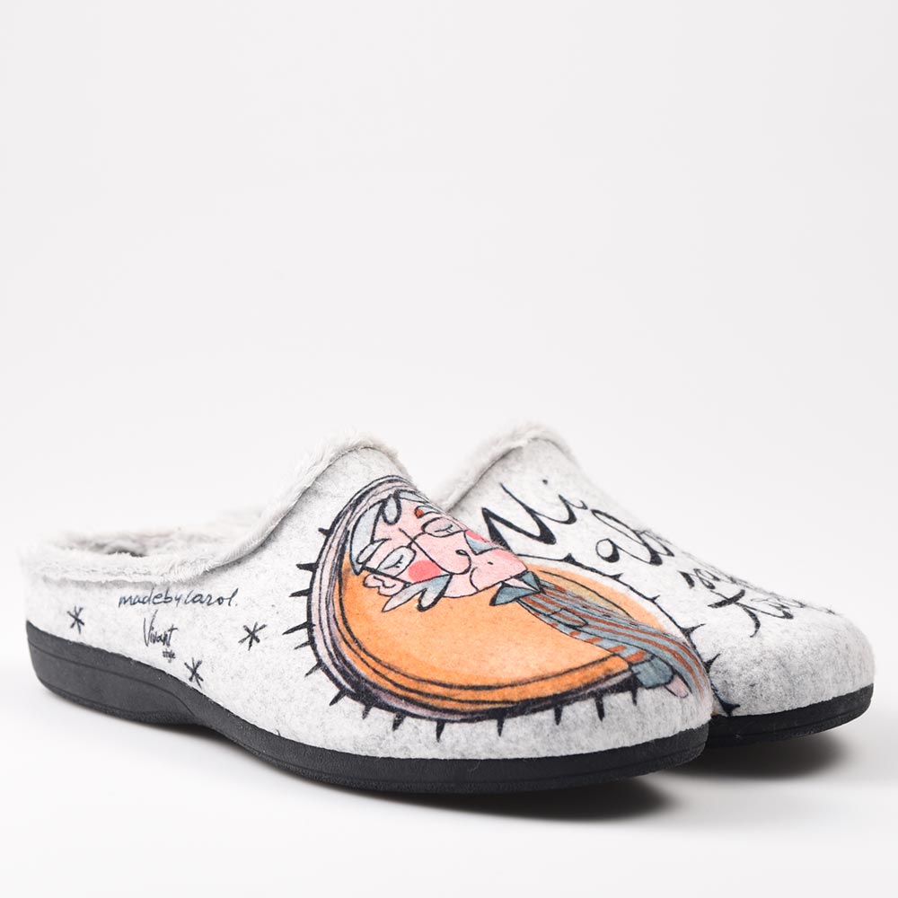 Zapatillas de Casa Vivant Abuelo 242240 Gris - imagen 3