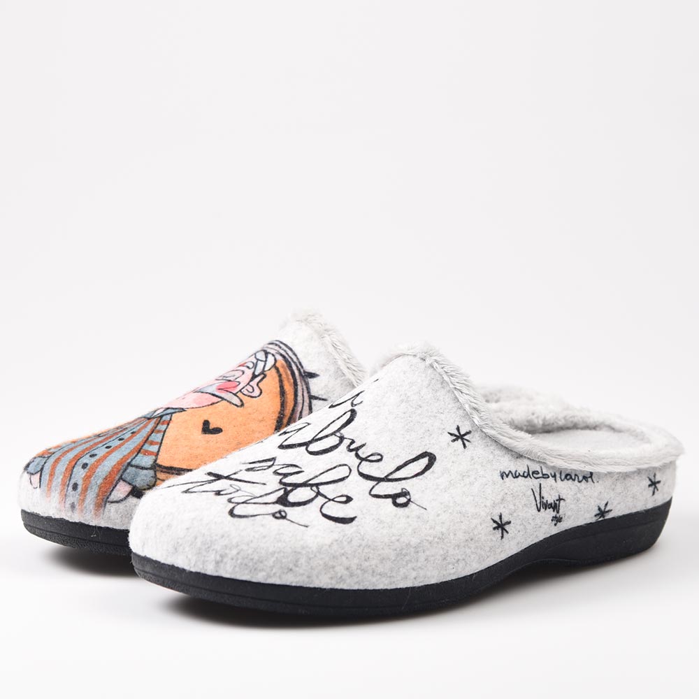 Zapatillas de Casa Vivant Abuelo 242240 Gris - imagen 4