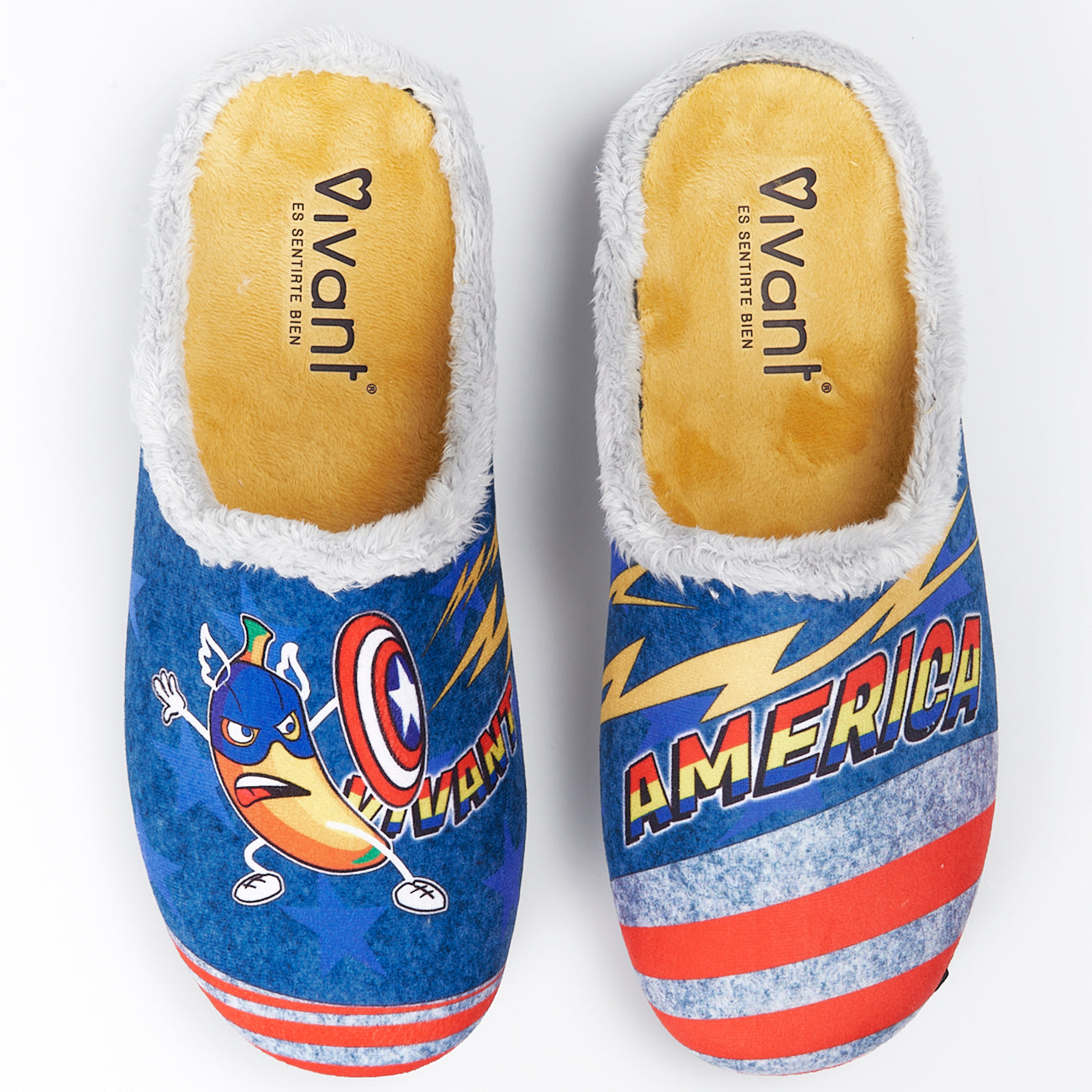 Zapatillas de Casa Vivant América 222350 Gris - imagen 1